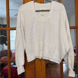 Aerie swoop neck sweater